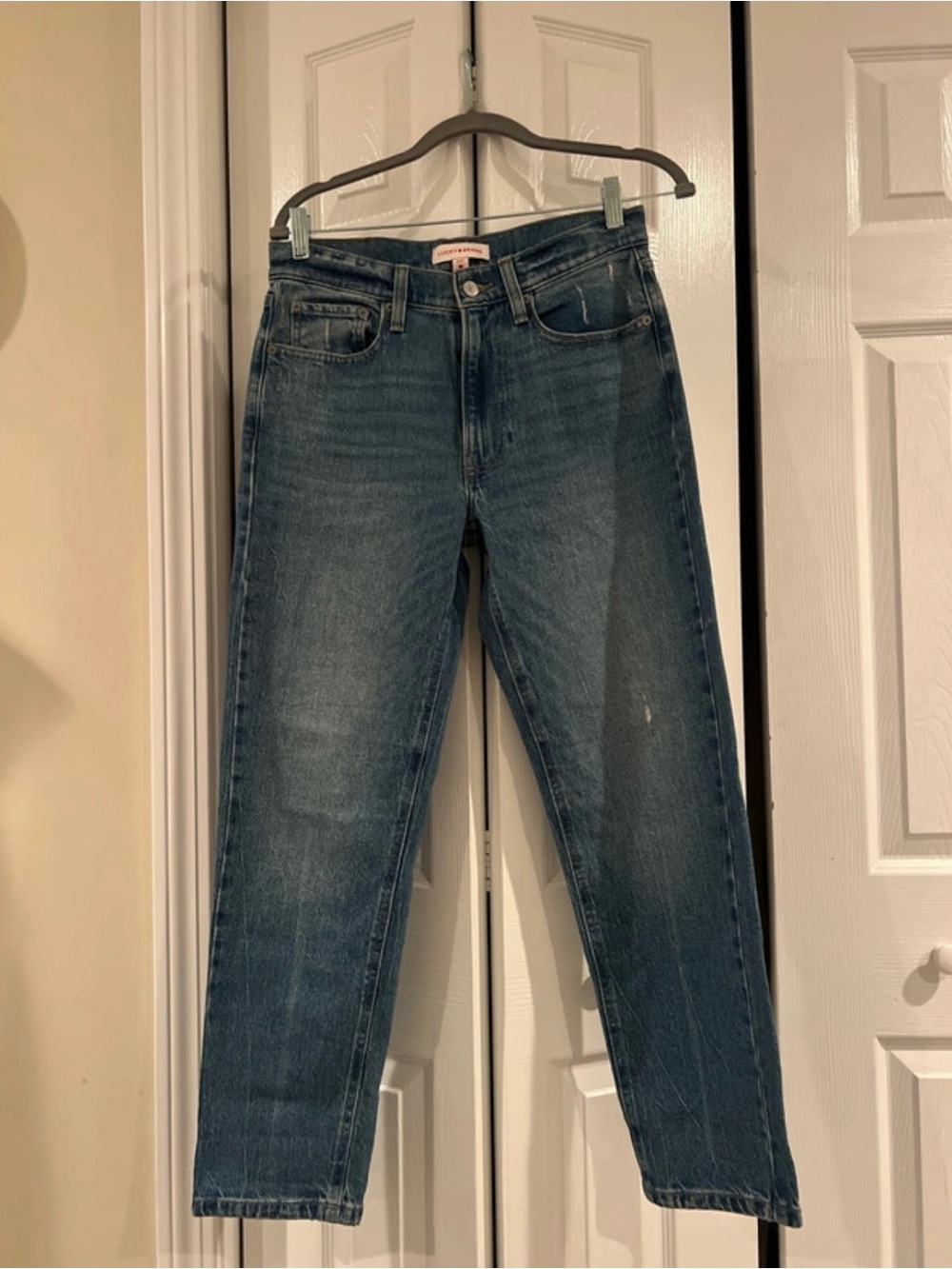 Lucky Brand Women's Mid Rise Relaxed Straight Jeans